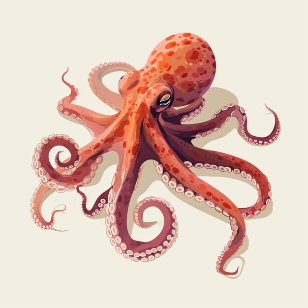 Illustration des Oktopus