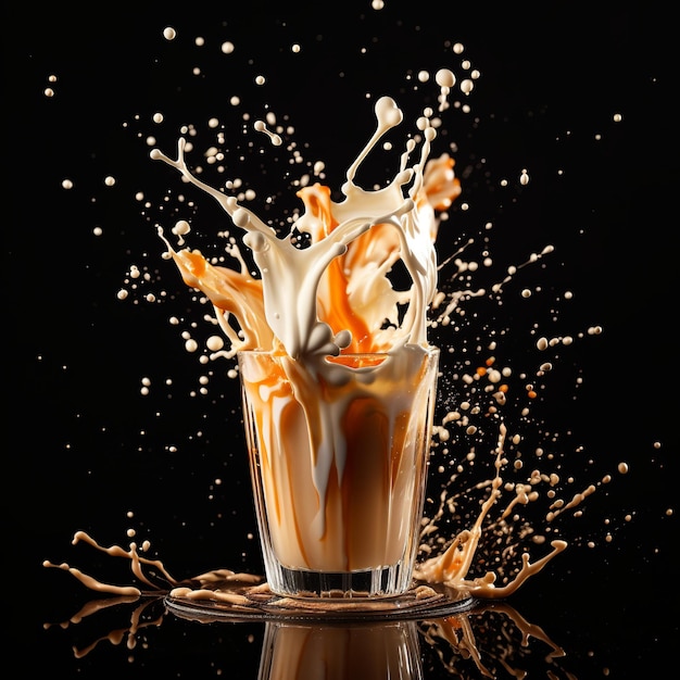 Illustration des Splashes of Vanilla-Spezialshakes von