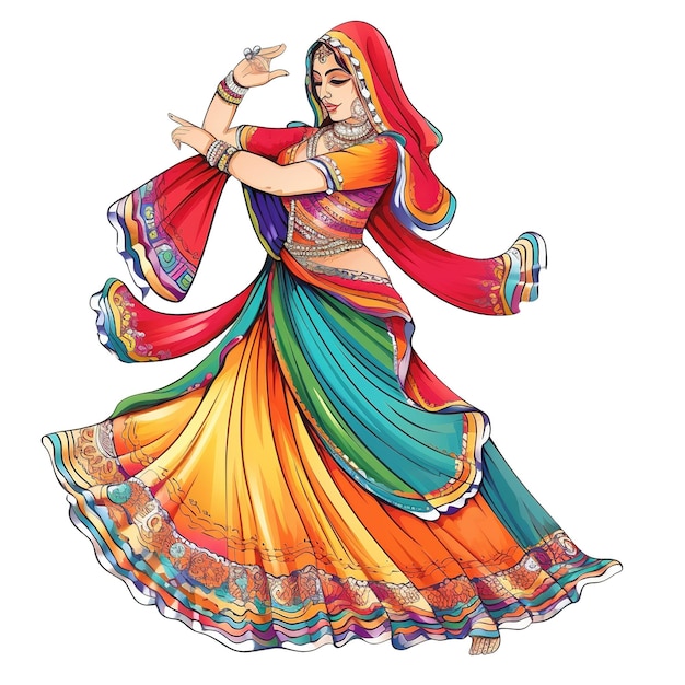 Illustration des Teej-Festivals