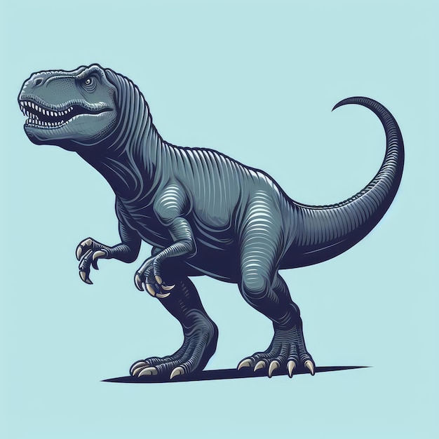 Illustration des Tyrannosaurus-Dinosauriervektors