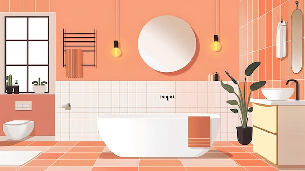 Illustration Design Konzept Hintergrund modern renderen
