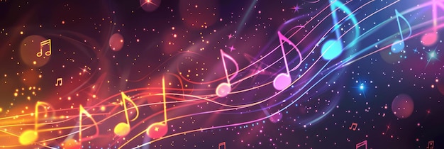 Illustration einer Grußkarte zum glücklichen Weltmusiktag