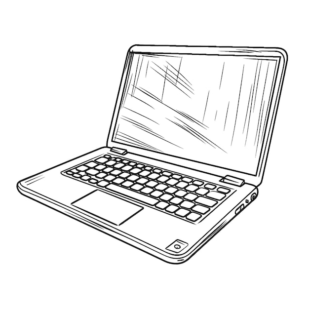 Foto illustration eines laptops