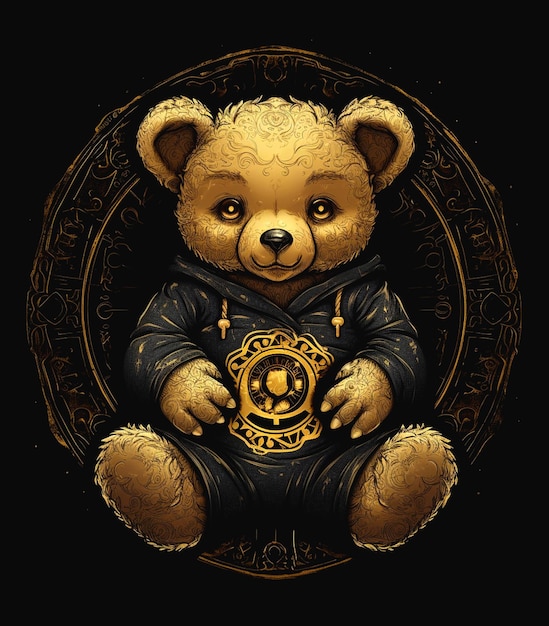 Illustration eines Teddybären