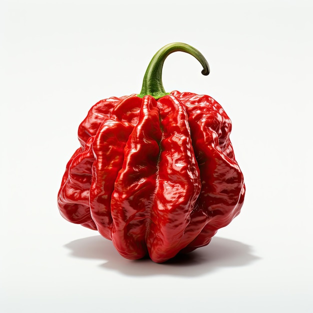 Illustration frischer weißer Hintergrund Showcase Carolina Reaper