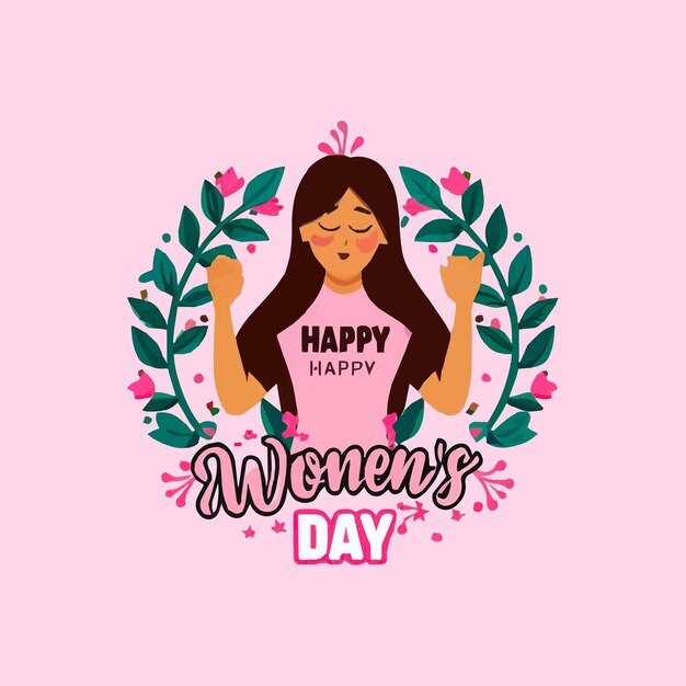 Illustration für den Frauentag Blüten der Gnade