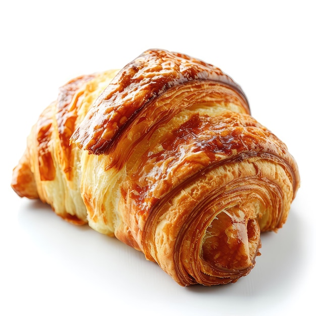 Illustration köstliche weiße Croissant-Ansicht