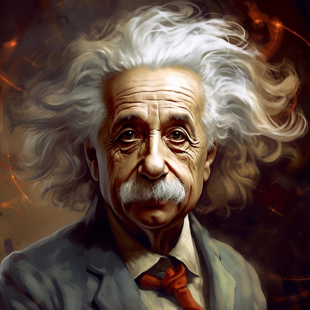 Illustration von Albert Einstein