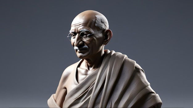 Foto illustration von mahatma gandhi