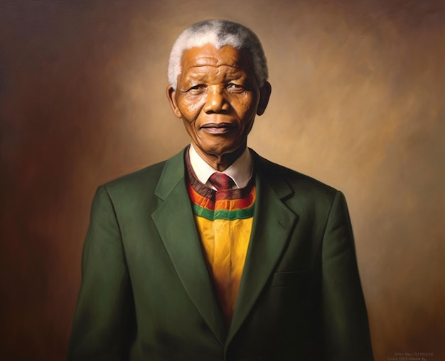 Illustration von Nelson Mandela