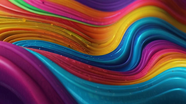 Illustration von Rauch und Flüssigkeit abstrakter Hintergrund mit lebendigen Farben perfekt für das Design