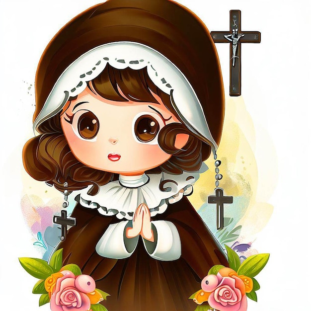 Illustration von Saint Rose de Lima