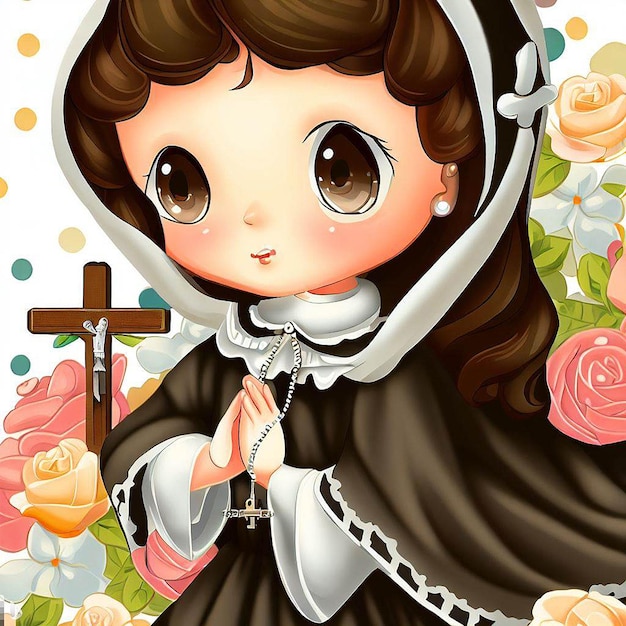 Illustration von Saint Rose de Lima