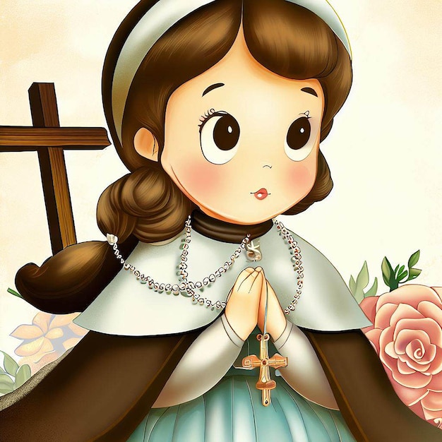 Illustration von Saint Rose de Lima