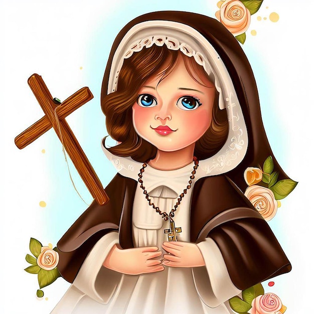 Illustration von Saint Rose de Lima