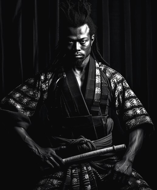 Foto illustration von samurai