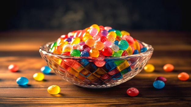 Illustration von Süßigkeiten