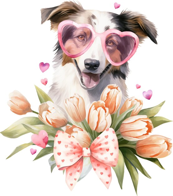 Illustration von Valentine aussie