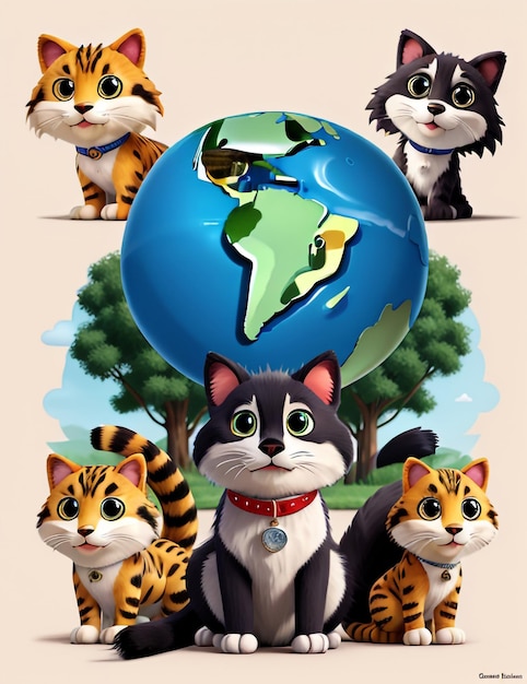 Illustration zum Welttag der Wildtiere
