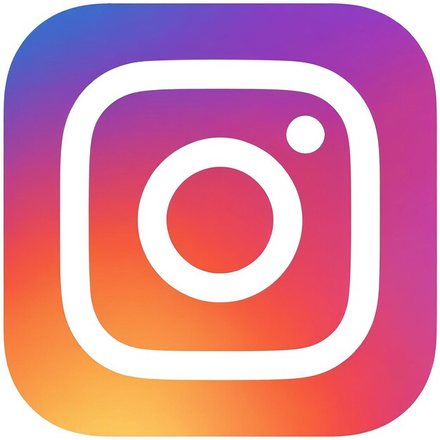 Foto illustrations-symbol für das instagram-logo