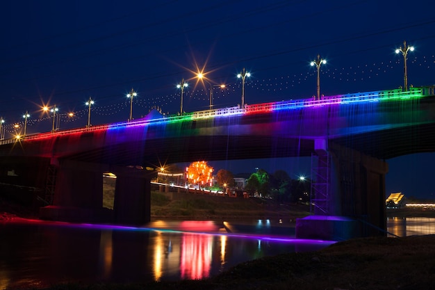 iluminação na ponte