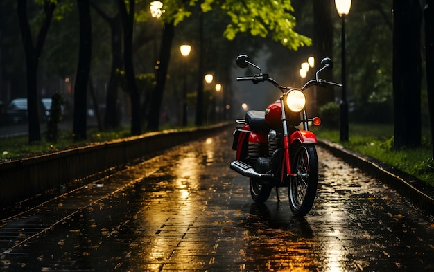 iluminação para fotografia de moto