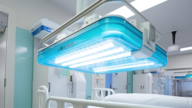 Foto iluminação uvc de hospitais