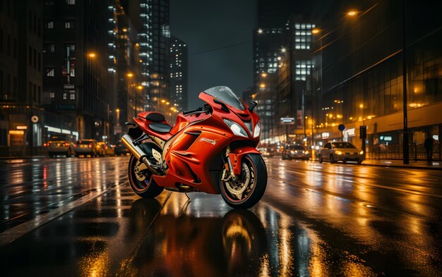 iluminación de fotografía de motos