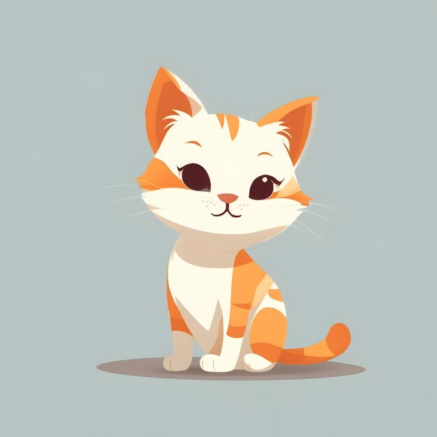 Ilustra??o de animal gato AI Generative