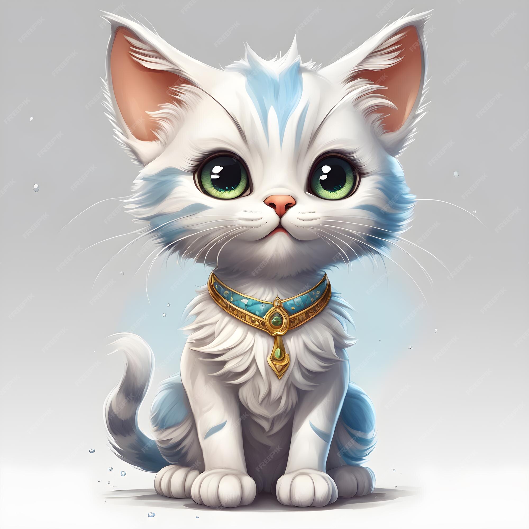 Desenho de gatinho fofo pintado e colorido por Usuário não registrado o dia  06 de Julho do 2016