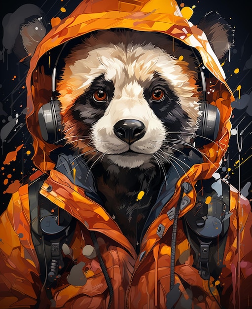 Ilustra??o de panda