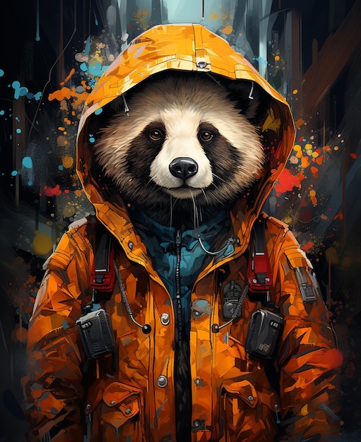 Ilustra??o de panda