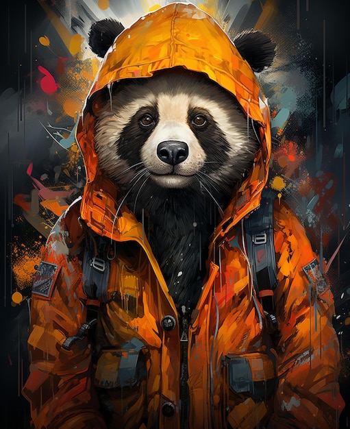 Ilustra??o de panda