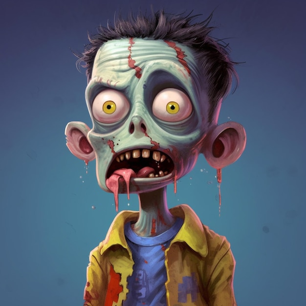 Ilustra??o de zumbi