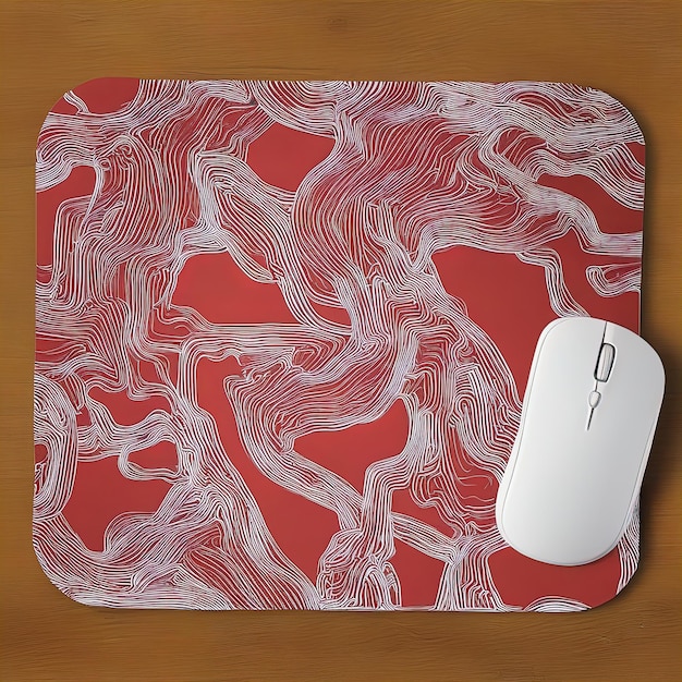 ilustração 3 d uma tela de laptop de computador moderno com um mouse ilustração 3 d uma computação moderna