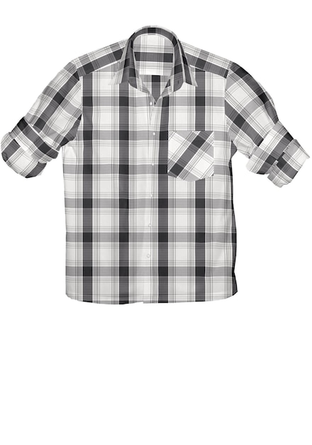 Ilustração 3D camisa masculina de outono