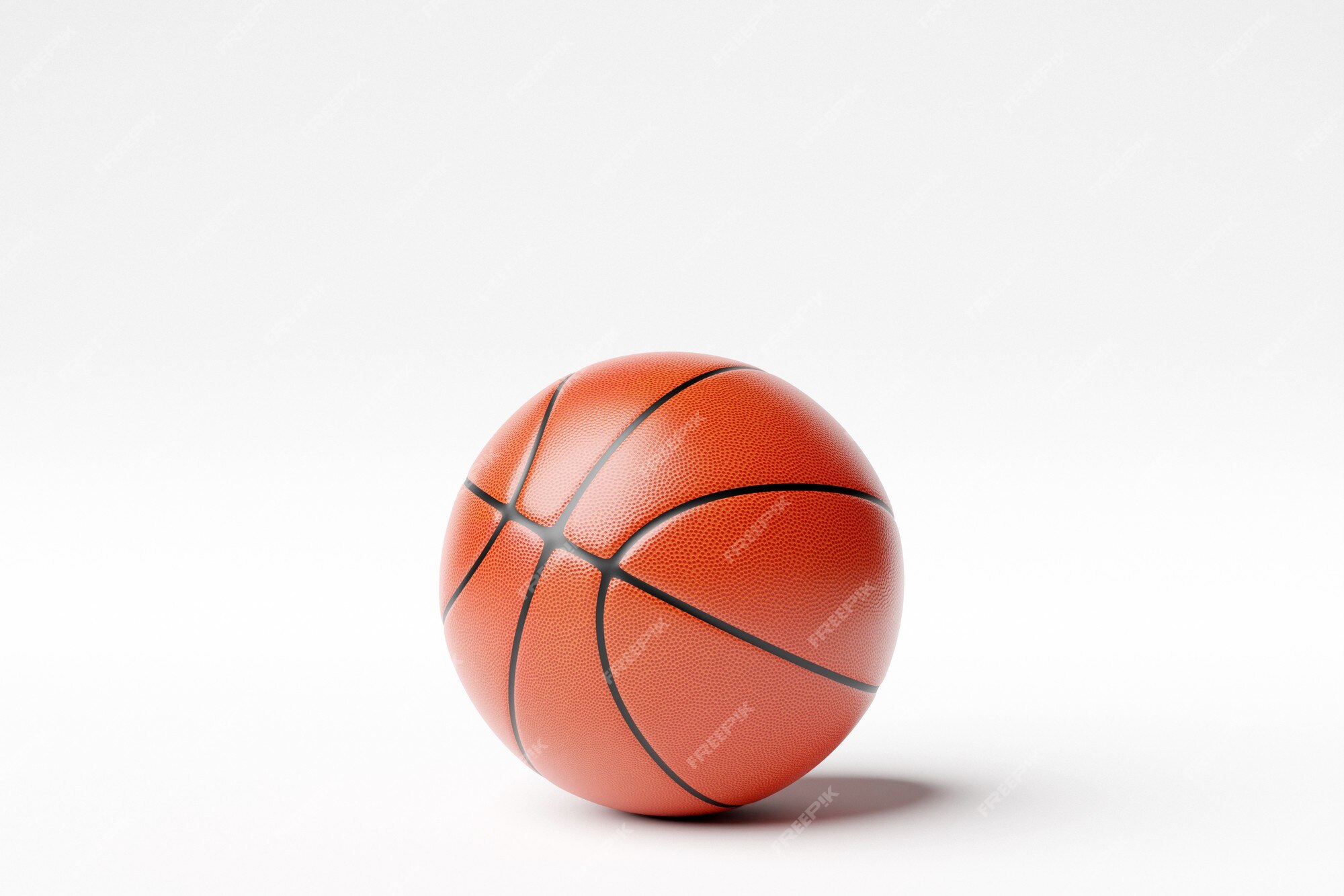 Bola De Basquete 3d Vector Ilustração Clássica Bola Laranja PNG