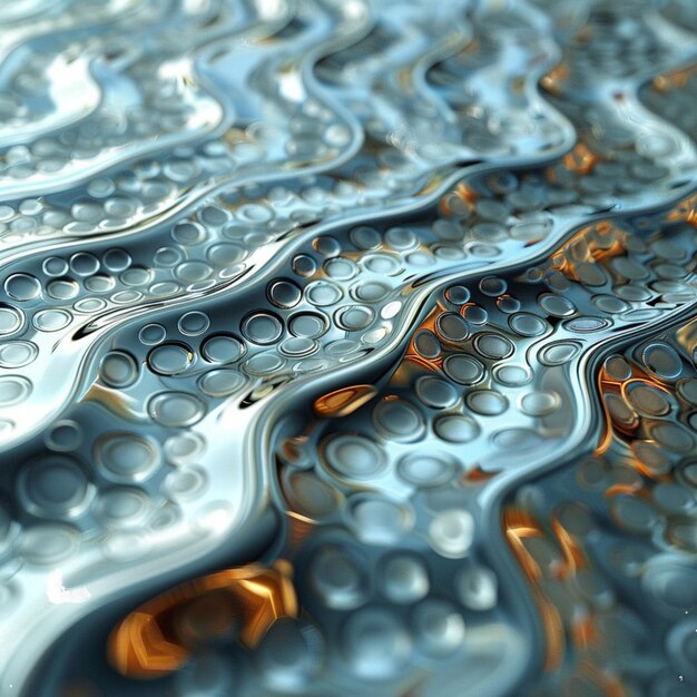 Ilustração 3D de composição fractal abstrata obras de arte digitais
