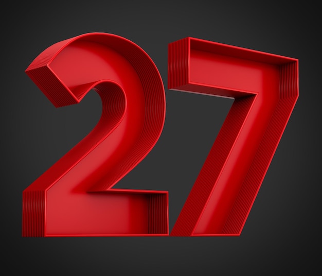 3d ilustração do vermelho número 60. ou sessenta interior sombra 27205856 PNG