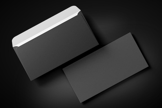 Ilustração 3D Formato de envelope A5 isolado