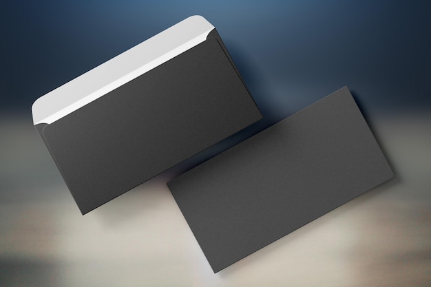 Ilustração 3D Formato de envelope A5 isolado