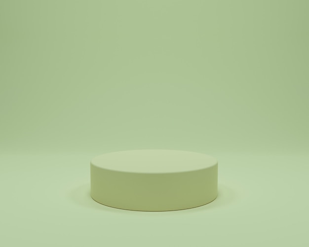 ilustração 3d fundo abstrato palco simples minimalista
