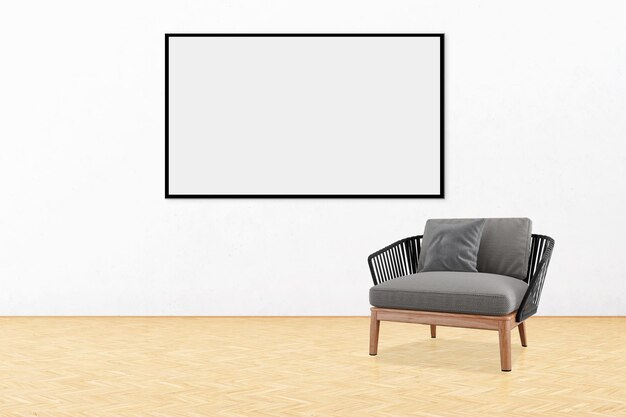 Ilustração 3D renderizando grandes interiores luxuosos modernos e brilhantes Computador de maquete de sala de estar digitalmente