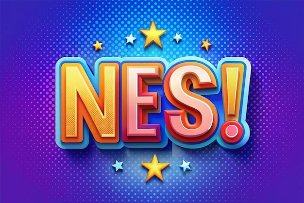 Ilustração 3D Sim e Não Letração para cartaz de banner e conceito de adesivo com texto Sim e Não Vector de moda e moderno em estilo 3D
