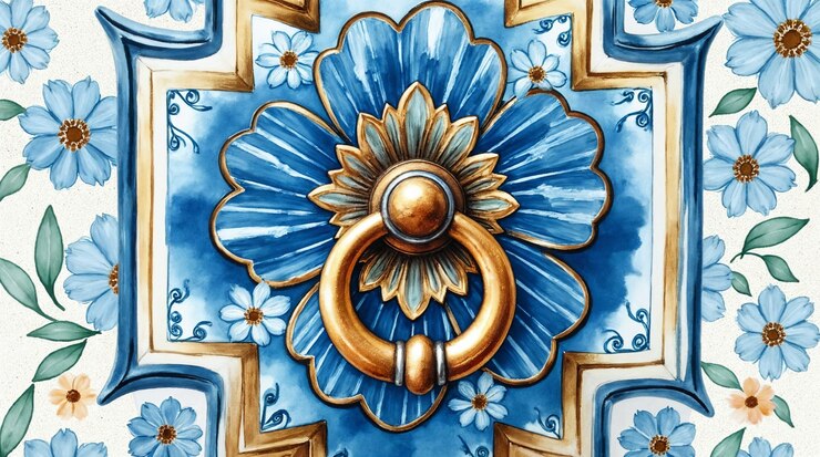 Foto ilustração a aquarela de um batedor floral
