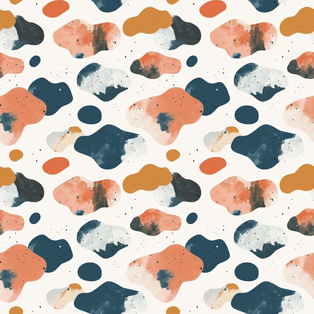 Ilustração Abstracta Padrão Nuvens Desenho do Céu Sonhador