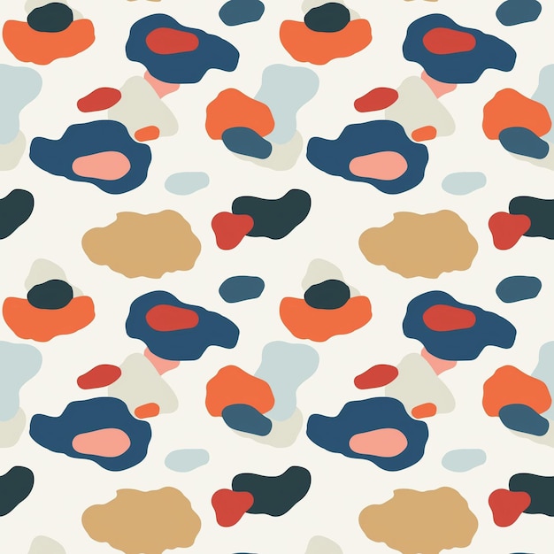 Ilustração Abstracta Padrão Nuvens Desenho do Céu Sonhador