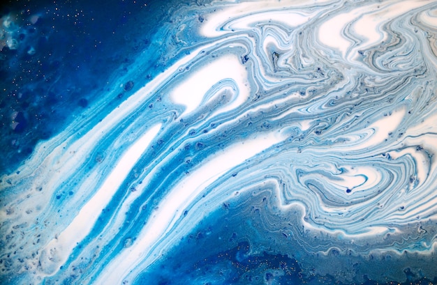 Ilustração abstrata da arte em mármore de fundo líquido azul marinho estampado onda