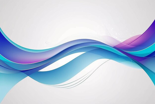 Foto ilustração abstrata de fundo de linha de onda lisa