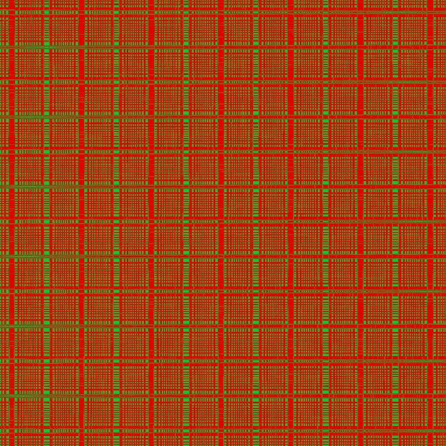 Foto ilustração abstrata de pequenos quadrados verdes sobre fundo vermelho